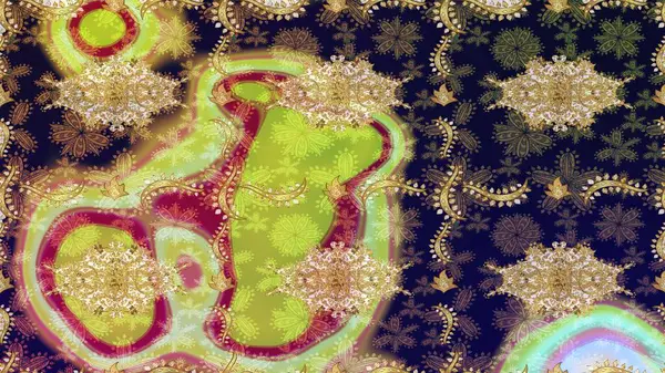 Doğulu stil, altın elementli gri renkli altın desenli arabesk yapar. Raster altın desen. Kıvrımlı çizimler.