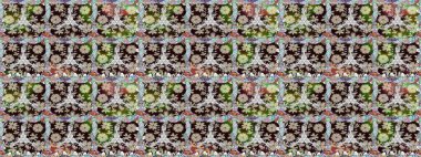 -Tarafsız çiçekler. Doğa. Çiçek arkaplan. Küçük çiçekte güzel bir desen var. Çiçek kolajı. Çiçek kompozisyonu. Raster deseni.