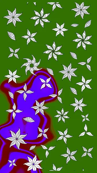 Eski usul küçük çiçekli şirin bir eskiz deseni. Moda arka planında parlak buketler. Kumaş, duvar kağıdı ve kağıt üzerine baskı yapmak için gelişen arka plan. Raster illüstrasyonu.