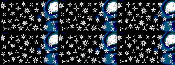 Düz Çiçek Elementleri Tasarımı. Zentangle soyut çiçekleri. Raster illüstrasyonu. Renkli Bahar Teması eskiz kalıbı. Karalama çiçeği. Şirin kumaş deseni.