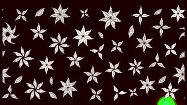 Raster illüstrasyonu. Düz Çiçek Elementleri Tasarımı. Siyah renkte zarif çiçek buketi suluboya. Renkli Bahar Teması çizim şablonu.