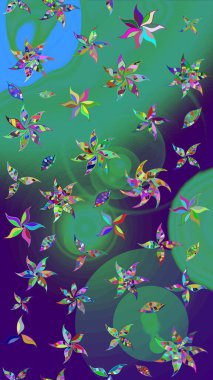 Küçük mavi çiçekli oldukça eski bir besin torbası deseni. Millefleur 'lar. Tekstil, kumaş, kapaklar, duvar kağıtları, baskı, paket, koleksiyon defteri, örgü, dekupaj için çiçek arkaplanı..