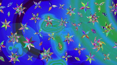 Güzel suluboya çiçekler, parlak boya çiçek desenli eskiz arka planı. Raster..