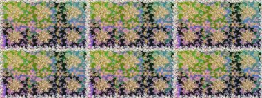 Barok tarzında altın çiçekli süs. Gri renklerdeki altın element. Altın çiçekli, pürüzsüz desen. Damask arkaplanı.