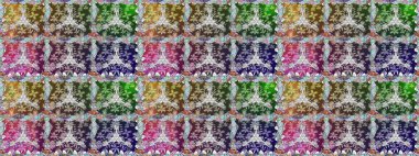 Raster illüstrasyonu. Tarafsız renklerde çiçekler. Çiçeksiz desenli arka plan, vuruşlar, sıçramalar, yaz çiçekleri..