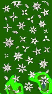 Çiçekli yaz çiçekleri. Küçük çiçekte güzel bir desen. Küçük renkli çiçekler. Moda baskıları için zarif bir şablon. Motley illüstrasyonu. Çizim.