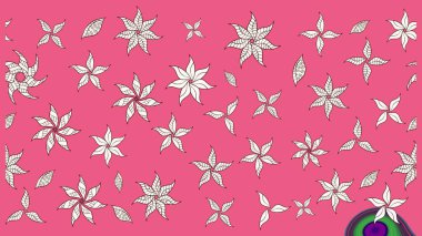 Raster. Sabıka fotoğraflarında, bebek kıyafetlerinde, duvar kâğıtlarında, paket kutularında falan kullanılabilir. Zarif, parlak ve eskiz pembe çiçek deseni tasarımı.