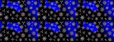 Siyah renkte çiçek çizimi. Siyah renkli çiçekler. Şatafatlı bahar bahçesi dokusu. Çiçek deseni. Raster illüstrasyonu.