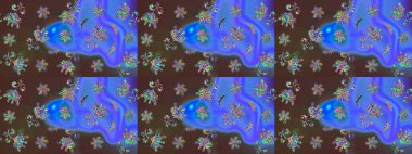 Paket kağıdı için en iyisi. Kahverengi lale çiçekli Raster eskiz deseni. Karşılama ya da düğün geçmişi olarak kullanılabilir. Doğal kozmetik ürünleri, parfüm, çiçekçi dükkanı için bahar ihalesi tasarımı.