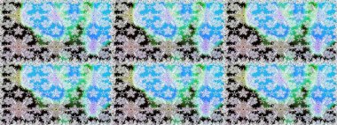 Moda baskıları için zarif bir şablon. Kusursuz. Küçük renkli çiçekler. Küçük çiçekte güzel bir desen. Çiçekli yaz çiçekleri. Motley illüstrasyonu.