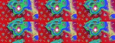 Simple cute pattern in small-scale flowers. Raster illustration. Floral sketch background for textile or book covers, manufacturing, wallpapers, print, gift wrap and scrapbooking.