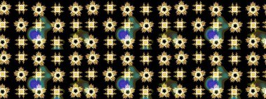 Renkli elementlerle Raster ilginç desen