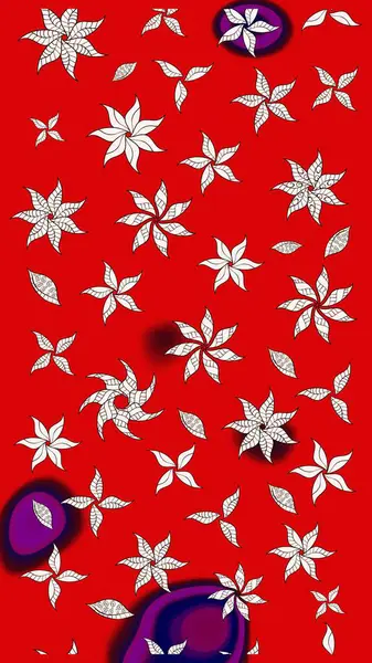 Çiçekli yumuşak bir eskiz şekli. Raster çiçekleri klasik tarzda çizilmiş. Kibarca, kırmızı renkte bahar çiçekleri. Raster illüstrasyonu.