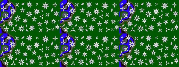 Küçük çiçekte güzel bir desen. Çiçekli yaz çiçekleri. Motley illüstrasyonu. Robot resim. Moda baskıları için zarif bir şablon. Küçük renkli çiçekler..