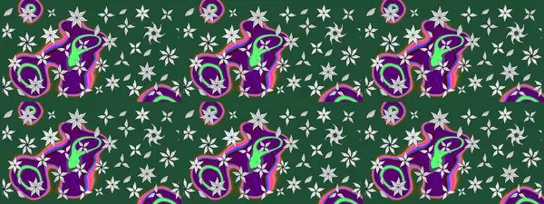 Eskiz Vintage Çiçek Deseni. Raster Kalça dokusu deseni.