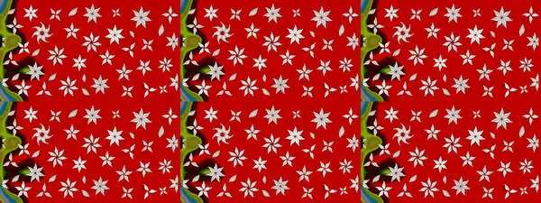 El çizimi. Güzel kumaş deseni. Raster illüstrasyonu. Çiçekler, dallar, otlar ve çiçekler.