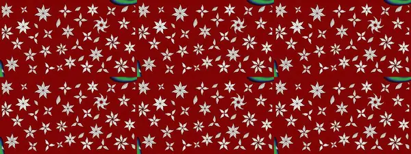 Çiçekli karalama şeklinde Raster çiçek deseni. Kırmızı renkte çiçekler. Yumuşak, bahar çiçekli arka plan.