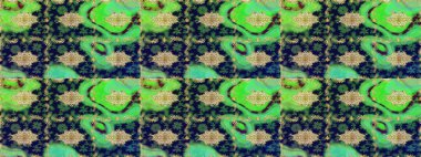 Yeşil renkli Raster altın deseni. Soyut duvar kâğıdı, ambalaj dekorasyonu. Kış sembolü, Mutlu Noeller, Mutlu yıllar 2019. Altın kar tanesi basit çizim kalıbı.