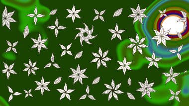 Raster Güzel kumaş deseni. Çiçek arkaplan ile soyut zarafet çizim deseni.