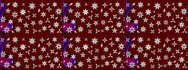 El çizimi Raster çizimi. Parlak elementlerin. Çizim çiçek deseni duvar kağıdı, web sitesi arkaplanı, paket kağıdı, davetiye, broşür, pankart veya web sitesi için kullanılabilir.