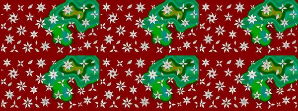 Çiçekli karalama şeklinde Raster çiçek deseni. Kırmızı renkte çiçekler. Yumuşak, bahar çiçekli arka plan.