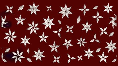 Süslü kumaş deseni. Çiçekli çiçek deseni, suluboya. Raster deseni.