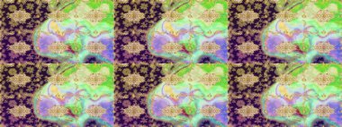 Altın elementli nötr renkler. Raster illüstrasyonu. Raster altın desen. Çizim altın desenli bukleler. Doğu tarzı arabesk.