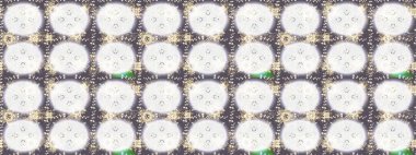 Basit bir kar tanesi. Tarafsız, gri ve bej renklerde şirin kar taneleri. Soyut duvar kâğıdı, ambalaj dekorasyonu. Kışın sembolü, mutlu noeller, mutlu yeni yıl kutlaması Raster illüstrasyonu..