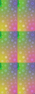 Tarafsız renklerde çiçeklerle çizilmiş çiçek deseni. Suluboya tarzında nötr renkler üzerine çiçekler.