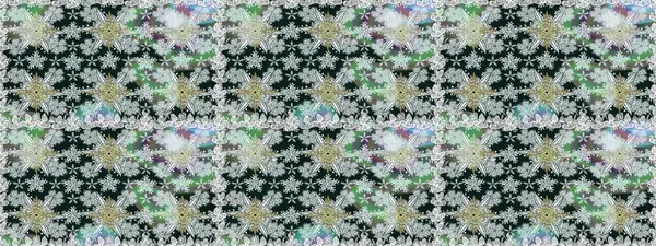 Küçük çiçekteki sevimli çiçek deseni. Birçok gri soyut çiçekli tropik, pürüzsüz desen. Varicologray raster kusursuz illüstrasyon.