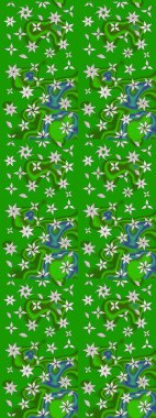 Kızılderili desenli desenli desenli şal deseni. Raster Henna dövme stili. Tekstil, tebrik kartı, boyama kitabı, telefon kılıfı baskısı için kullanılabilir. Etnik Mandala süsü.