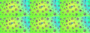 Raster illüstrasyonu. Tekstil veya kitap kapakları, imalat, duvar kağıtları, baskı, hediye paketi ve yapıştırma kitabı için çiçek eskizi geçmişi. Küçük ölçekli çiçeklerdeki basit sevimli desen.