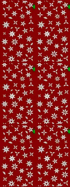 Çiçekli karalama şeklinde Raster çiçek deseni. Yumuşak, yaz çiçekli arka plan. Kırmızı renkte çiçekler.