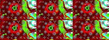 Tropik çiçekler. Kırmızı renkte çiçekler. Gömlek çizimi Arkaplan Deseni.