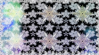 Halk tarzı. Moda baskıları için zarif bir şablon. Modern çiçek arkaplanı. Rengarenk çiçekleri ve yaprakları tarafsız renklerde inanılmaz bir çiçek deseni var..