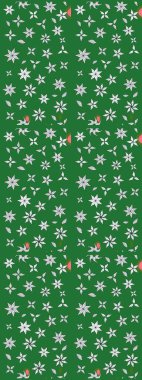 Küçük renkli çiçekler. Yeşil çiçekli bahar çiçekleri. Motley illüstrasyonu. Moda baskıları için zarif bir şablon. Küçük çiçekte şirin desenler.