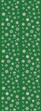 Taslak dekoratif arka plan, çiçek mandala. Çiçek. Raster illüstrasyonu. Yeşil renklerde.