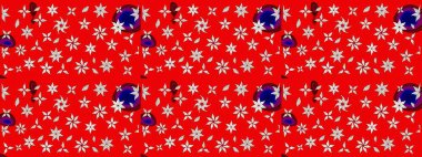 El çizimi. Raster illüstrasyonu. Çiçekler, dallar, bitkiler ve çiçekler. Güzel kumaş deseni.