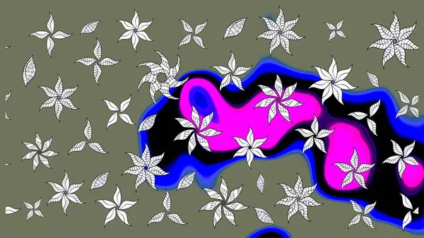 Suluboya desenli çiçek deseni. Dekorasyon ve tasarım için güzel bir desen. Moda baskısı. Çiçeğin suluboya çizimlerinin mükemmel deseni. Ayarlanmış.