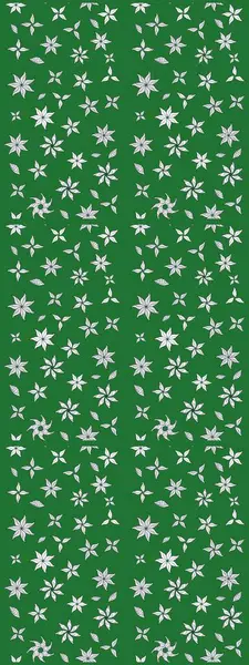 Taslak dekoratif arka plan, çiçek mandala. Çiçek. Raster illüstrasyonu. Yeşil renklerde.