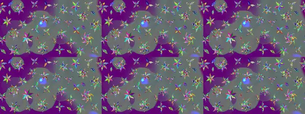 Kabile sanatı boho baskısı, klasik çiçek arkaplanı. Soyut etnik raster çizim kalıbı. Arkaplan dokusu, duvar kağıdı, gri renkli çiçek teması.