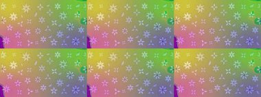 Raster illüstrasyonu. Tarafsız renklerde Asya tekstil tarzında. Suluboya çiçekli çiçek deseni.