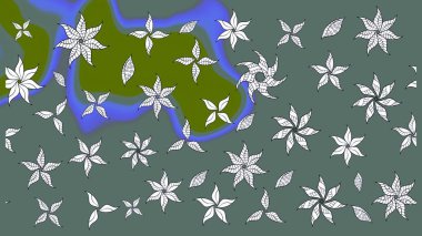 Çiçek desenli eskiz, yaz çiçekleri. Düz Çiçek Elementleri Tasarımı. Renkli Bahar Teması eskiz kalıbı. Tarafsız renklerde çiçekler.