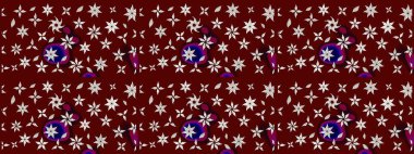 Yapraklı çizim şekli. Şirin, zarif çiçekler Raster illüstrasyonu. Poster ya da kapak için arka plan. Tekstil için figür. Davetiye ve kartpostal tasarımı için dekoratif çiçek unsurları.