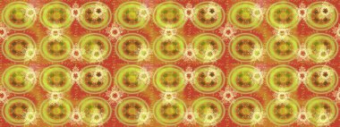 Noel için tatil tasarımı, yeni yıl moda baskıları. Kar tanelerinin soyut arkaplanlı Noel arkaplanı. Güzel tasarım. Tarafsız, sarı ve turuncu kar taneleri. Raster illüstrasyonu.