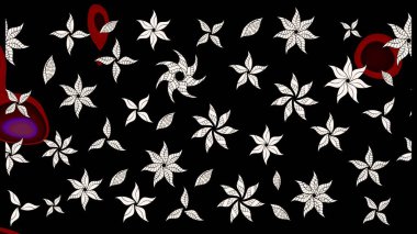 Siyah renkli çiçekler. Nazikçe, güzel çiçek arkaplanı. Raster çiçek desenli ve çiçekli..