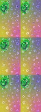 Küçük renkli çiçekler. Motley illüstrasyonu. Moda baskıları için zarif bir şablon. Küçük çiçekte güzel bir desen. Tarafsız çiçekli bahar çiçekleri.