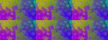 Modaya uygun kumaş deseni. Raster illüstrasyonu. Küçük çiçekteki sevimli çiçek deseni. Tony 'nin kumaş desenini çiz.