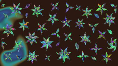 Güzel kumaş deseni. Güzel suluboya yaz çiçekleri deseni..