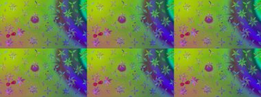 Raster illüstrasyonundaki çiçek desenli çizim. Renkli Bahar Teması eskiz kalıbı. Düz Çiçek Elementleri Tasarımı. Güzel kumaş deseni.